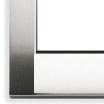 Classica plate 6M metal brushed nickel