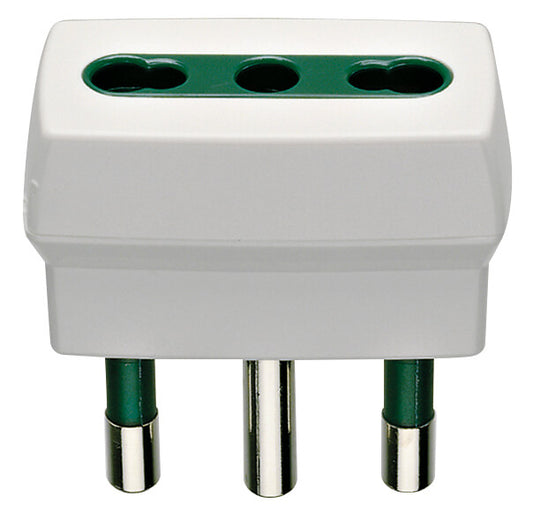 S17 adaptor +P17/11 outlet white