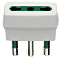 S17 adaptor +P17/11 outlet white