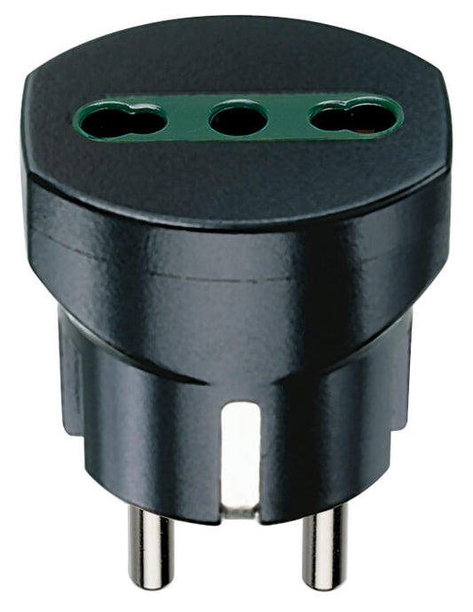 German/French adaptor +P17/11 out. black