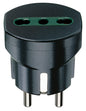 German/French adaptor +P17/11 out. black