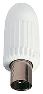 TV-RD-SAT female axial connector white
