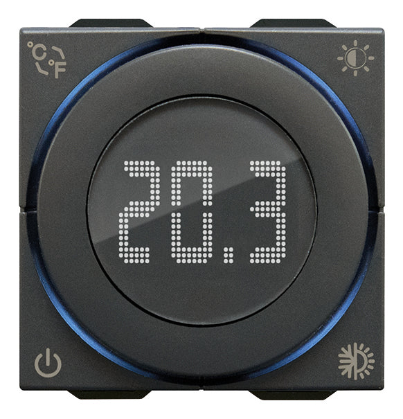 Dial thermostat 100-240V 2M carbon m