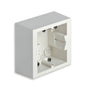 Surface-box 1-2M 43,5mm depth ivory