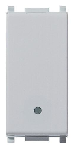1P 16AX 2-way switch Silver