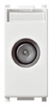 TV-RD-SAT through-line outlet white
