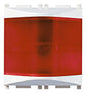 Red prismatic indicator unit white