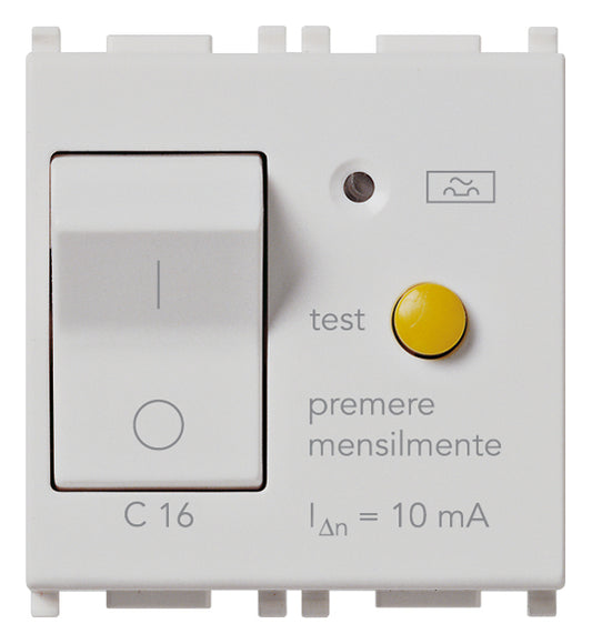 1P+N C16 RCBO 120-230V 10mA Silver