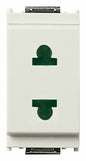 2P 15A USA+EU ø4,8mm SICURY outlet white
