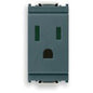 2P+E 15A 127V USA SICURY outlet grey