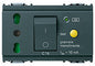 2P+E 16A P17/11 outlet+C16 RCBO grey