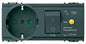 2P+E 16A P30 outlet+C16 RCBO grey