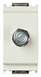 F type female socket connector white