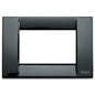 Classica plate 3M metal black