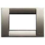 Classica plate 3M metal black chrome
