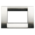 Classica plate 3M metal brushed nickel