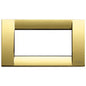 Classica plate 4M metal polished gold
