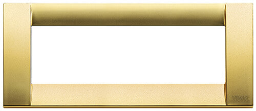 Classica plate 6M metal matt gold