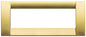 Classica plate 6M metal matt gold