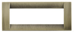 Classica plate 6M met.antique brass