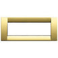 Classica plate 6M metal polished gold
