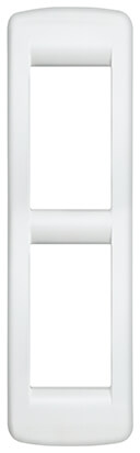 Rondò plate 2Mpan metal white
