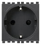 2P+E 16A DE SICURY outlet screwless grey