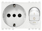 2P+E 16A P30 outlet +C16 CB white