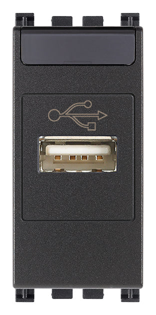 USB outlet grey