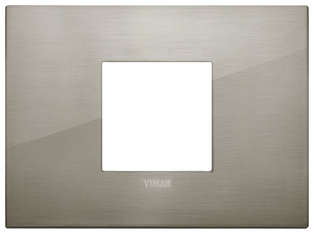 ARKE CLASSIC COVER PLATE BRUSHED INOX #8 2M CENTERED