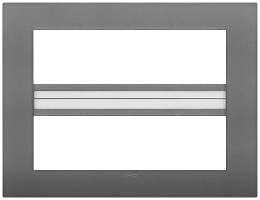 Classic plate 14M technopolymer grey