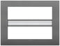 Classic plate 14M technopolymer grey