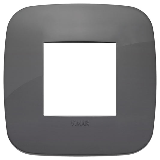 Round plate 2M technopolymer grey