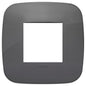 Round plate 2M technopolymer grey