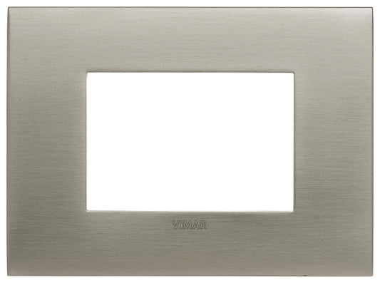 Plate Arké fit 3M metal brushed steel