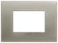 Plate Arké fit 3M metal brushed steel