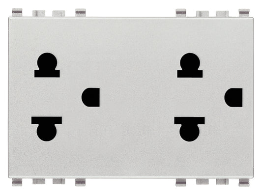 Two 2P+E 16A USA+EU SICURY outlets Next