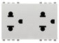 Two 2P+E 16A USA+EU SICURY outlets Next