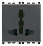 Outlet: Universal, 2P+E, 13A SICURY, 250V, Grey, Eikon