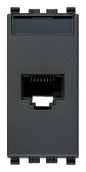 RJ45 Cat6 Netsafe FTP outlet grey