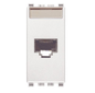 RJ45 Cat6A Netsafe FTP outlet white