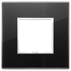 Eikon Evo Plate, Black Diamond Bronze Crystal, 2 Module