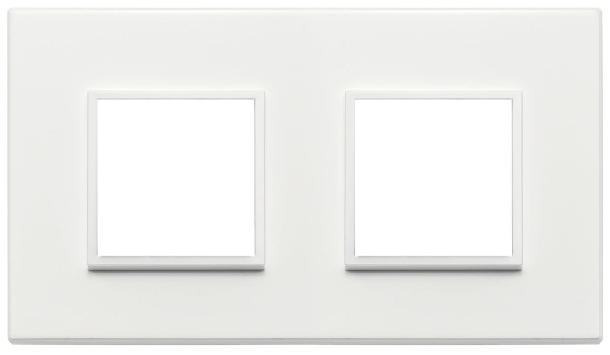 Plate 4M (2+2) 71mm total white