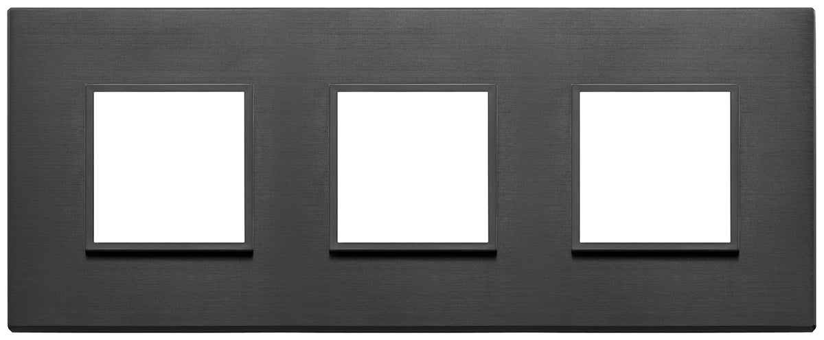 Plate 6M (2+2+2) 71mm total black