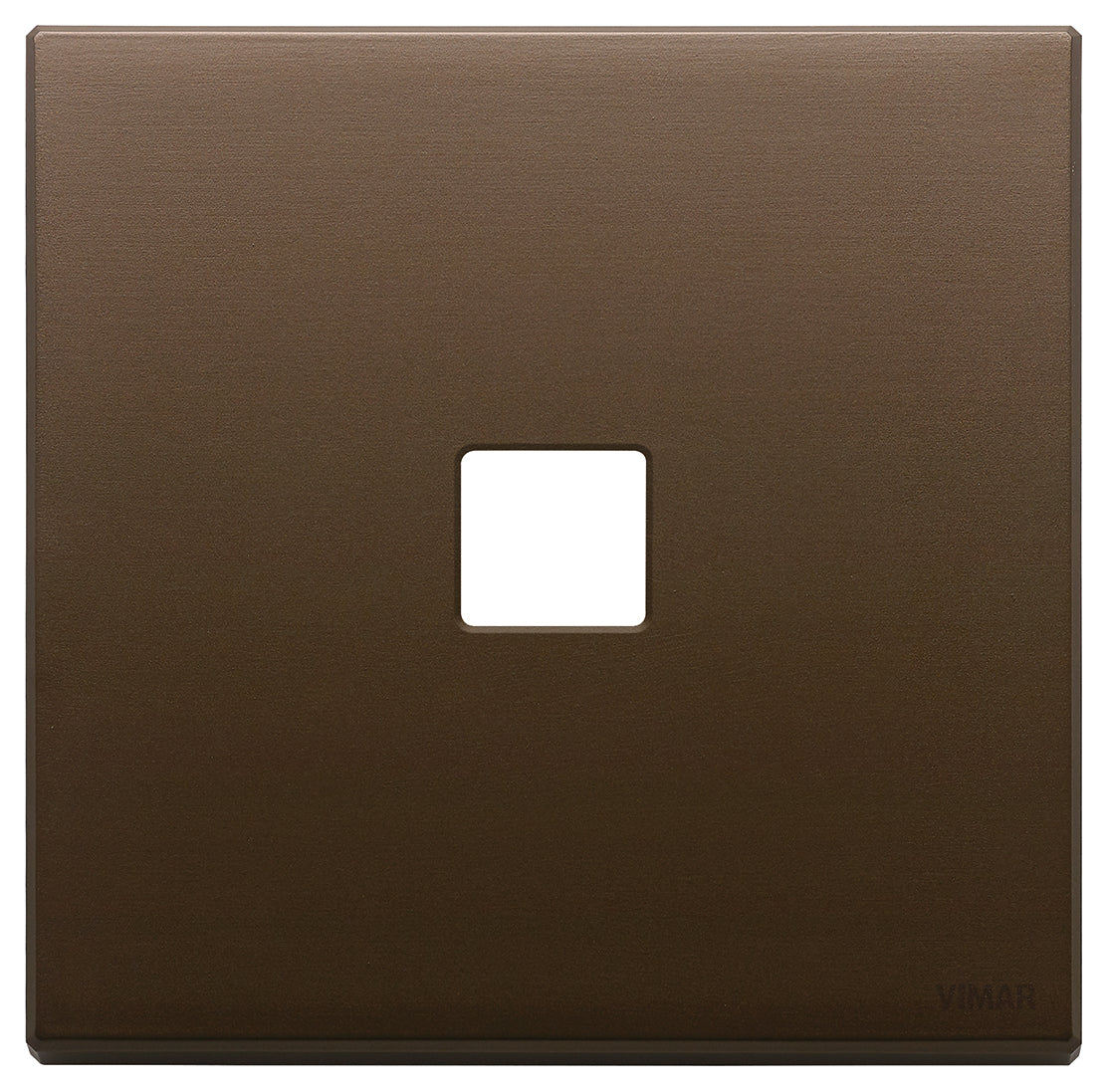 Plate 2Mx1 Flat brushed dark bronze