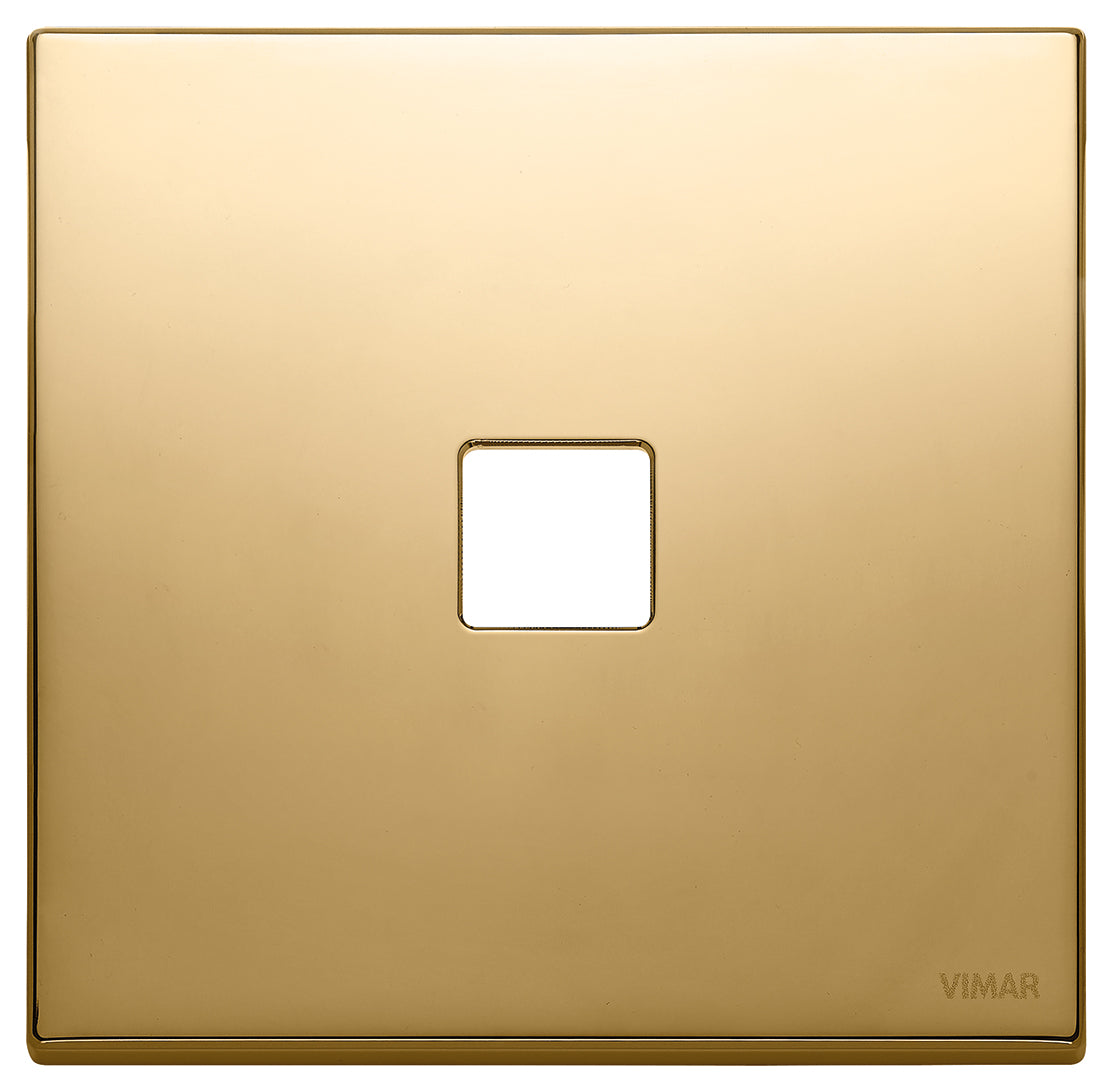 Plate 2Mx1 Flat gold