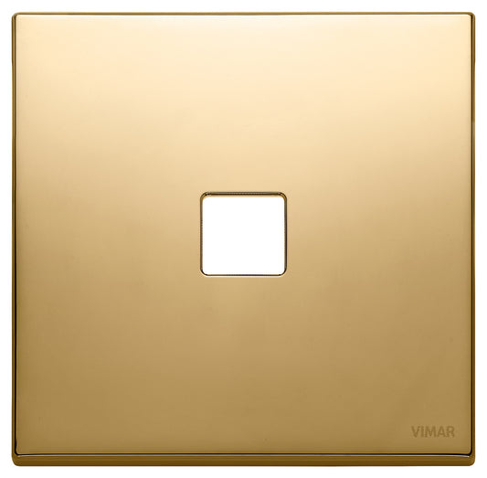 Plate 2Mx1 Flat gold