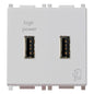 5V 2,1A USB supply unit 2M Silver