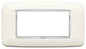Plate: Bright, Arctic White 4M, Round, Eikon Chrome