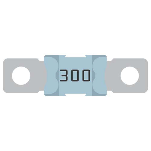 MEGA-fuse 300A/32V (package of 5 pcs)